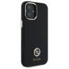 Guess GUHCP16SM4DGPK iPhone 16 6.1      czarny/black hardcase Silicone Logo Strass 4G